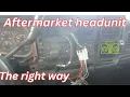 How to install chevy silverado stereo aftermarket