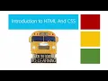 05 - introduction to HTML and CSS
