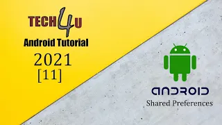 Android Application Development 11 Shared Preferences