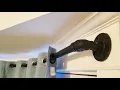 Curved Bay Curtain Rod DIY