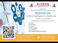 Artificial Intelligence in Healthcare Applications AISSMS Pune Pantech e Learning