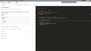 Javascript Backtracking Array Template - Permutations II