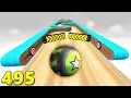 Lagu Going Balls, SpeedRun, Going Balls Portal Run Gameplay Level 1050