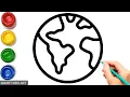 Earth Drawing How To Draw Earth Draw Smart