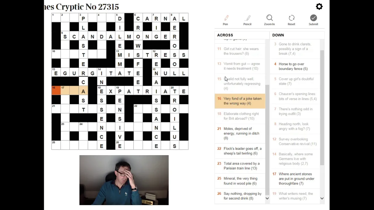 Cryptic Crossword Solving With Homer Simpson!?