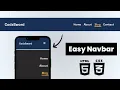 Simple Beginner Navigation Bar HTML CSS CSS Navbar