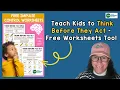 Free Impulse Control Worksheets - Teach Kids to Think Before They Act