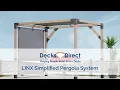 LINX Simplified Pergola System - Wild Hog Railing Products