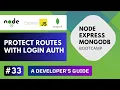 Build REST API with Node Express MongoDB - Protect Notes Routes with Auth