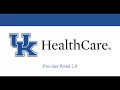 Provider Portal 2 0 Web-based Training