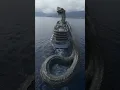 Giant Snake Spotted Wrapping Around Caribbean Cruise Ship Near Cuba #AIGenerated #MidjourneyArt