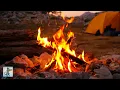 Campfire Close-up Relaxing Fireplace Sounds Burning Fireplace Crackling Fire Sounds NO MUSIC