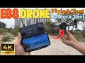 Lagu E88 Camera Drone Unboxing, Flying,Review \u0026 Camera Test