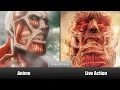 Download Lagu Attack on titan Live Action vs Anime Characters Comparison