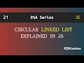 Circular Linked List Introduction in JavaScript DSA Explained with Example JDCodebase