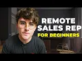 Remote sales rep How to GET STARTED in 2023