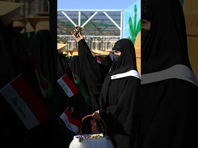 ⁣أكثر من 4000 طالبة تمرّ عبر بوابة بين الحرمين الشريفين الموسومة بـ (دفعة بنات الكفيل.. عفّة وحياء)