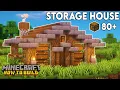 Minecraft How to Build a Storage House