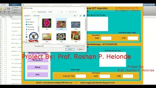 Image Steganography Using DCT Algorithm With Source Code DCT Based Image Steganography Matlab Code