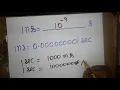 nanosecond to second