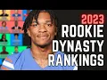2023 Top 12 NFL Dynasty Rookie SuperFlex Fantasy Rankings Tiers