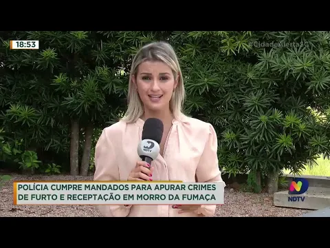 Polícia cumpre mandados em Morro da Fumaça