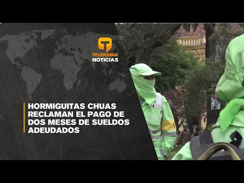 Hormiguitas Chuas reclaman el pago de dos meses de sueldos adeudados