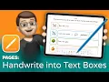 Handwriting to Text with the Scribble Tool on iPad