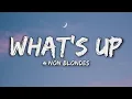 4 Non Blondes - What's Up? (Lyrics)