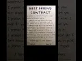 best friend contract Subscribe for more