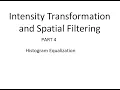 DIP 2 4 Intensity Transformation and Spatial Filtering Histogram numerical
