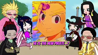 Past Marines React To Meliodas Seven Deadly Sins Onepiece Strawhat Luffy Gacha Life 2 