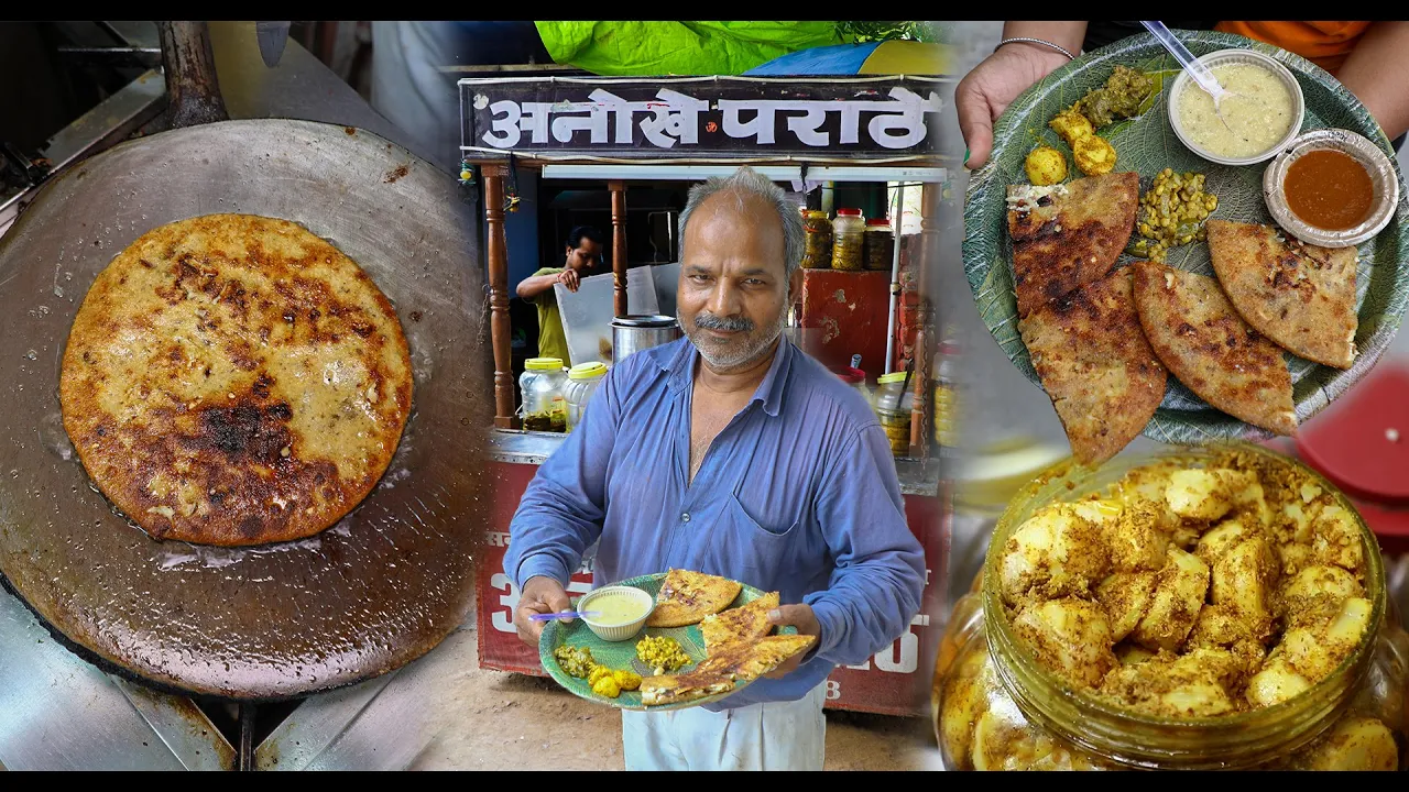 Dry Fruit Kalakand Parantha With 30 Types Of Achaar   Anokhe Parathe Wala I Agra Street Food