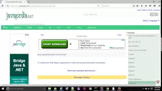 Java parameterized constructor - javapedia net