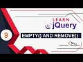 How to use jQuery remove empty method in hindi