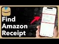 How To Find Amazon Receipt On Amazon App