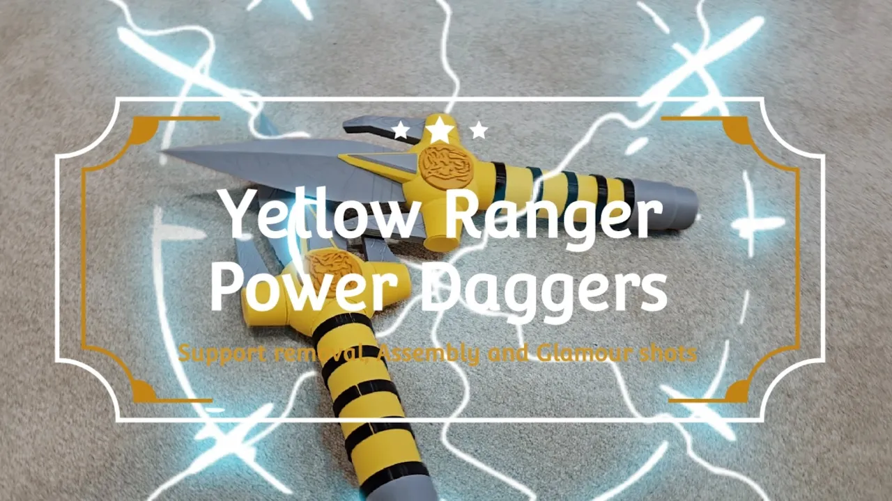 Yellow Ranger Power Dagger - Mighty Morphin Power Rangers
