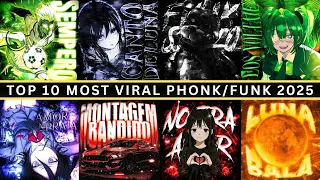 TOP 10 MOST VIRAL PHONK FUNK 2025 PART 3 