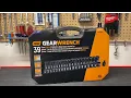 GEARWRENCH 39 Piece Drive 6 Point Impact Socket Set Standard Deep Metric - 84948N