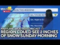 Maryland weather forecast Temps remain cold Friday snow moves in over weekend