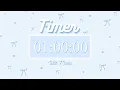 1 Hour Study and Cleaning Timer with Music No Breaks Blue Bow
