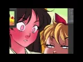 Sailor Moon Screencap Redraw Time-lapse