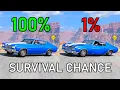 Best of Realistic Survival Chance Crashes BeamNG drive