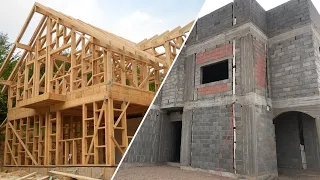 ليه بعض الدول بتبني بيوت من الخشب ودول تانية بتبني خرسانة  دندنها