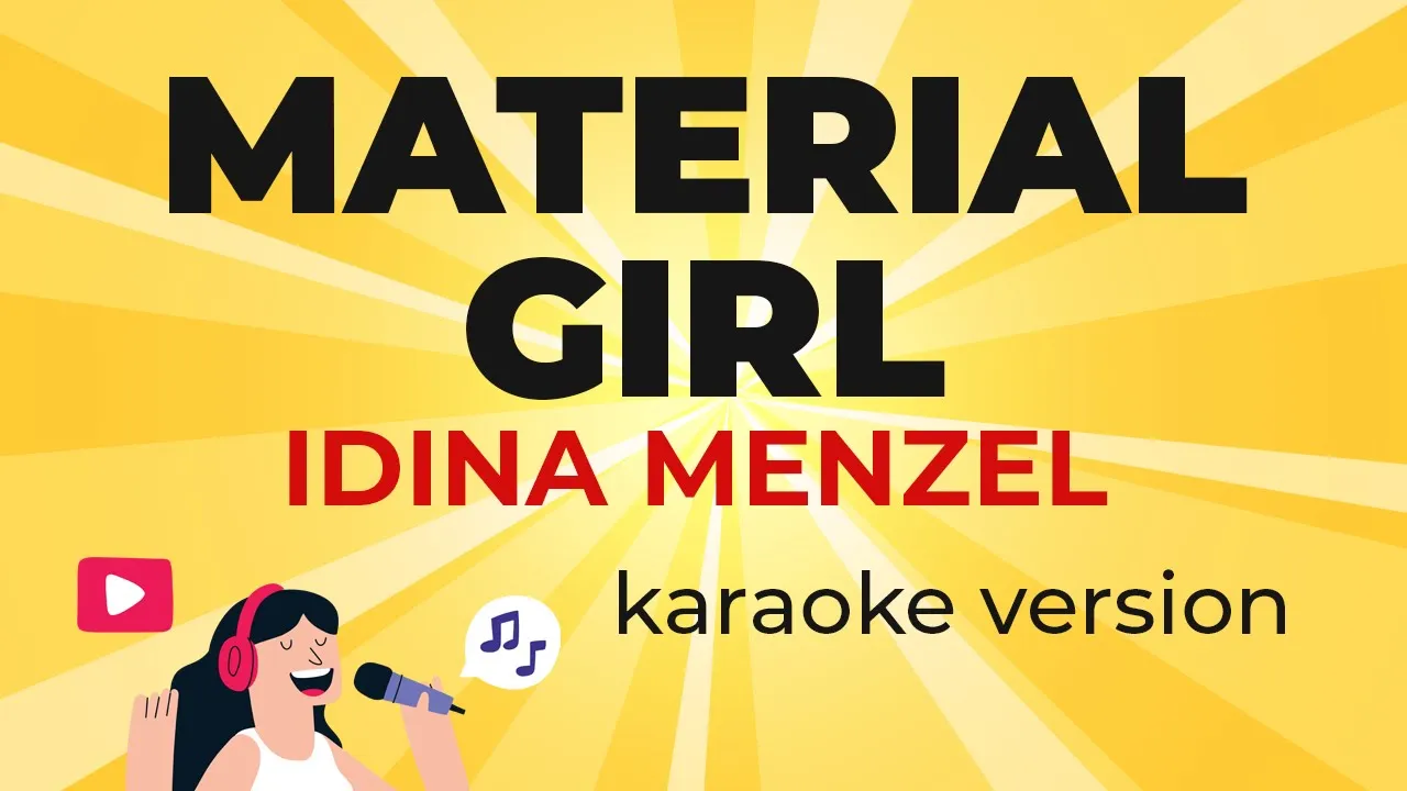 Idina Menzel - Material Girl (from Amazon Original "Cinderella") (Karaoke Version)