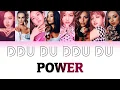 Download Lagu Blackpink \u0026 Little Mix - Ddu Du Ddu Du x Power (Lyrics)