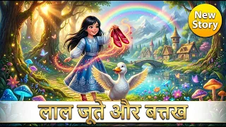 Red Shoes and Duck Story | हिंदी कहानी | Kids Moral Story