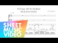 Download Lagu Pentatonix - O Come, All Ye Faithful - Sheet Music