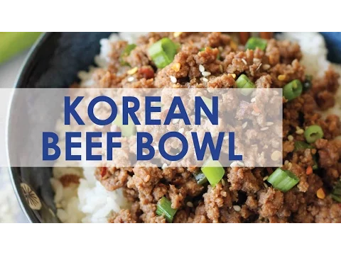 Korean Beef Bowl