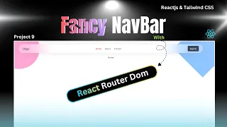 React Navbar with Router Tailwind CSS React Router Dom